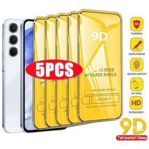 5PCS 9D Protezione Dello Schermo per Samsung A56 A55 A54 5G A53 A52 A36 A35 A34 A33 A32 A25 A26 A22 A17 A16 A15 A14 A13 A07 A05 A06 Glas