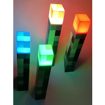 11.5 Inch Brownstone Torch Led Night Lights USB Rechargeable Table Light Game Room Decoration Lamp Kids Birthday Gifts Toy Lamps