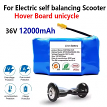2025 Upgrade 12000 mAh Akku Wiederaufladbarer Lithium-Ionen-Akku für elektrisches selbstausgleichendes Roller-Hoverboard-Einrad 36 V