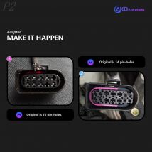 AKD Head lamp Adapter for VW Golf 7 Golf 6 MK7 Headlights Connector 8 pins