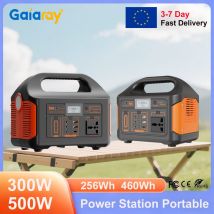 Gaiaray 500W 300W Centrale elettrica portatile Generatore solare LiFePO4 Stazione di ricarica Impianto di emergenza UPS per campeggio all'aperto