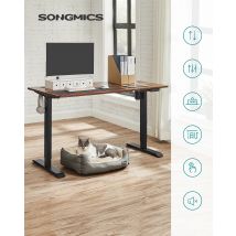 SONGMICS Schreibtisch, Computertisch Tischgestell höhenverstellbar elektrisch