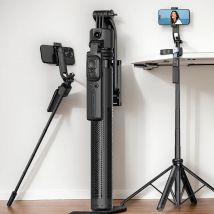 Neues C17 Auto Face Tracking Stativ 1,63 m ausziehbares Auto Face Tracking Selfie Stick Stativ für Video, Vlog, Live-Stream
