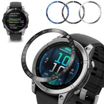 Orologio lunetta in metallo per Garmin Fenix8 47 43mm EPIX lega tempo/velocità scala telaio cerchio protettivo anello Tactix 8 51mm Refit paraurti