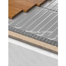 230V 150w/m2 Electric Aluminum Foil Heating Mat Underfloor Heated System For Laminate Carpet Wooden Bamboo Floor Warm