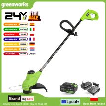 Tagliaerba Greenworks 24V 10" TORQDRIVE a batteria ™   Tagliaerba con batteria da 4 Ah e caricabatterie Strumenti compatti e leggeri