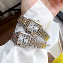 Brand Wrist Watches Women Girl 27mm Pretty Steel Metal Band Quartz Luxury Watch Clock CA65