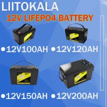 Akumulator LiitoKala 12.8V 120Ah/150Ah/200Ah LiFePO4 do kamperów, wózków golfowych, pojazdów terenowych i systemów off-grid