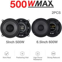 Altoparlanti per auto da 2 pezzi 500W 5 / 6,5 pollici 2 vie gamma completa frequenza audio automobilistica musica altoparlante stereo subwoofer per porta automatica