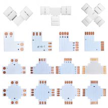 Freilöt-LED-Streifen anschluss l t x Form 2-polig 3-polig 4-polig 5-polig Eck anschluss für 10mm ws2811 ws2812 rgb Lichtband