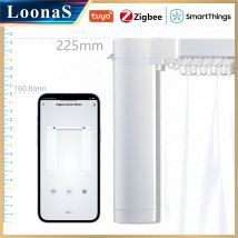 Cornice elettrica 3rd G più breve Tuya Zigbee Motore per tende intelligenti Sistema automatico Supporto per binario Alexa Assistente Google Smartthings