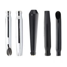 Universale moto moto silenziatore di scarico tubo punta Retro Vintage tubo posteriore tubo per Harley Cafe Racer Adnoh Ahamay Ikuzus