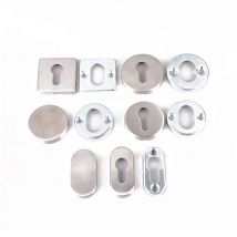 Coperchio della serratura divisa in acciaio inossidabile 304 coperchio decorativo degli accessori del cilindro della serratura della porta interna
