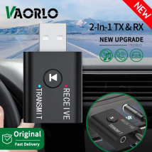 2 IN 1 Auto Audio Sender Empfänger 3,5mm AUX Jack RCA USB Dongle Mit MIC Musik Wireless Adapter Für Auto/kabelgebundene Lautsprecher/TV/PC