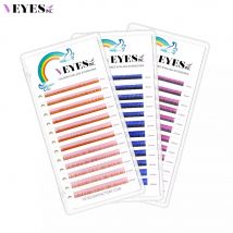 Veyes Inc Estensioni ciglia colorate Veyelash 0.07 Morbide 9-16MM Colore Ciglia finte Visone finto Estensioni ciglia volume individuale
