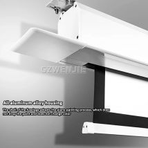 72"/84" Deckenmontierte elektrische/motorisierte Projektions-/Projektorleinwand mit Fiberglas in Mattweiß für Heimkino