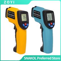 Digitales Infrarot-Thermometer, berührungslose Temperaturmesspistole, LCD-Temperaturmessgerät mit Hintergrundbeleuchtung für die Industrie, Küche, Außenbereich