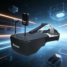 Eachine EV800D 5.8G 40CH 5 Cal 800*480 zestaw słuchawkowy wideo HD DVR różnorodność gogle FPV z baterią dla Model RC