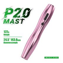 Mast P20 Maszyna do tatuażu rotacyjna Pióro do makijażu trwałego 2,5 mm skok Bateria 1000 mAh 122 g Lekki projekt dla artysty tatuażu lub PMU maszynka do tatuażu