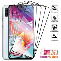 3-4PCS Vetro Temperato Per Samsung Galaxy A90 A80 A70 A60 A50 A40 A30 A20 A10 Protezione Dello Schermo su Samsung A10S A20S A50S 4G