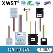 Convertitore XWST Boost DC DC da 12 V a 24 V Modulo step up di tensione 1A-30A Regolatore di potenza di tensione da 12 a 24 Volt per auto solare CE RoHS