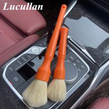 Lucullan Super gęste naturalne włosie dzika Szczotki czyszczące Premium do małych pomieszczeń, kabin silnika, detali zewnętrznych
