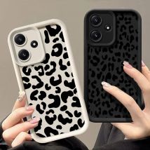 Custodia morbida in silicone antiurto con stampa leopardata per Motorola G54 G05 G04 G24 G34 G75 G14 G15 E13 E40 E14 E22 E32 G9 G Play 2025