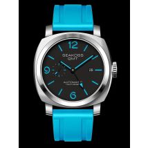 SEAKOSS GMT Super Luminous Diving Automatic Mechanical Watch Men 10ATM 1963 Seagull st2557 Movement Calendar Sapphire Wristwatch
