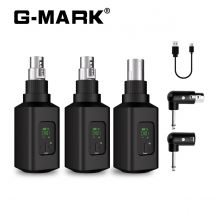 Drahtloses Mikrofonsystem G-MARK GX1.2 2,4 G XLR-Adapter 16 Kanäle Audio-Sender und Empfänger für Audio-Mixer PA-Lautsprecher