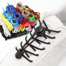 Uomini e donne senza cravatta lacci per scarpe primavera abbottonare lacci elastici accessori per scarpe sneakers classici lacci per scarpe in tinta unita