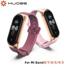Pasek do opaski Xiaomi Mi Band 7 8 9 6 5 4 3 Silikonowa bransoletka na rękę Zamiennik paska na