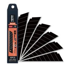 100/10 SZT. Ostrza wymienne do noży uniwersalnych ze stali węglowej 100mm*18mm Czarne Ostrza do narzędzi DIY do rzeźbienia dla uczniów i biura