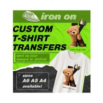 Logo Custom Sticker Iron On Transfer Decals Clothing Thermoadhesive Patches on Clothes Applique Thermal transfer stickers