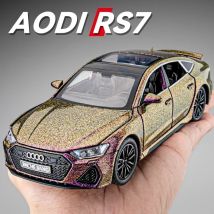 1:32 Audi RS7 Sportback Legierung Auto Modell Sound Licht Kind Junge Druckguss Spielzeug Fahrzeug Geschenk Sammlung Miniatur Voiture Wohnkultur