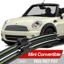 Per Mini Convertible R52 R57 F57 2004-2019 Parabrezza Anteriore Spazzole Tergicristallo 2 pz Parabrezza Finestra Accessori 2005 2012 2015