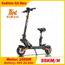 KuKirin G2 MAX folk Scooter elettrico Motore 1000W 48V 20.8Ah Batteria 55 KM/H Velocità massima 80KM Gamma massima 10 "Pneumatici Monopattino