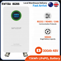 Batteria DATOUBOSS 15kwh lifepo4 300Ah 48V 8000 cicli Supporto con touch screen Datouboss LiFePo4 rimovibile per uso camper