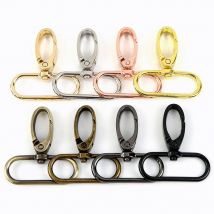 10/50Pcs Metal Buckle for Bag Strap Handbag Waistband Swivel Lobster Clasp Backpack Webbing Snap Hooks DIY Sewing Accessories