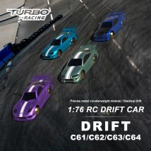 TURBO RACING C61 C62 C63 C64 C74 1/76 MINI RC Elettrico Modello di Controllo Remoto Auto Drift Racing Giocattoli Per Adulti Desktop