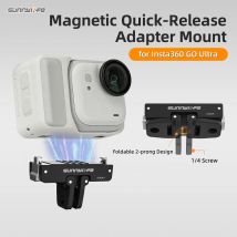 Magnetic Quick Release Mount for Insta360 Go Ultra Extension Mount Adapter Holder Bracket for Insta 360 Go Ultra Accessories