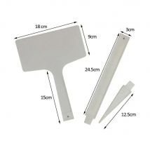 Marker Big Tab Preis Display Schild Halter Baum Tags Garten Pflanzen Etiketten Kunststoff Tag Platte