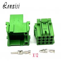 1/5/10 Sets 12 Pin 1-967627-1 Auto Männlich Weiblich Stecker 1-967622-1 Für Mercedes Benz Porsche Verstärker Wasserdicht Stecker