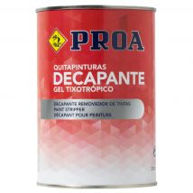 QUITAPINTURAS DECAPANTE EN GEL. 1 litro. Elimina pinturas y barnices sin esfuerzo. PROA.
