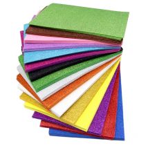 5Pcs Glitter Schaum Papier Funkelt Papier A4 Ohne Kleber für kinder Handwerk Aktivitäten DIY Schneider Flash Handwerk Schaum papier