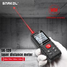 Snakol distancia láser 50M/100M/120M telémetro medidor Profesional telémetro láser regla herramienta de prueba