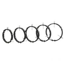 Angeleye black 90/100/110/120/130mm three-point photography fixed ring astronomical telescope photography accessories