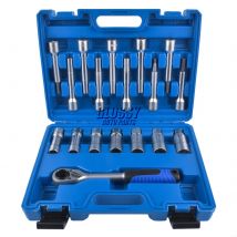 Ap03 18pcs Lenk naben aufhängung Stoßdämpfer Federbein mutter entfernen Werkzeug buchsen satz für vw ford honda/nissan etc.