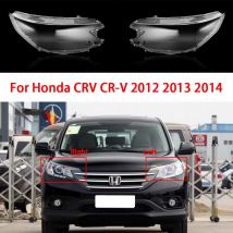 Cubierta de faro delantero de coche, pantalla de cristal transparente, lente de carcasa de lámpara, para Honda CRV CR-V, 2012, 2013, 2014