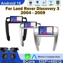 Android 15 For Land Rover Discovery 3 2004 - 2009 Car Radio Player Wireless Android Auto Stereo Head Unit Intelligent System 4G