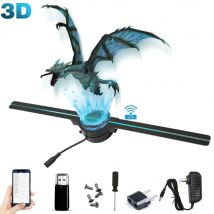 Wentylator z hologramem 3D 42CM WiFi Projektor holograficzny 3D Reklama Wyświetlacz Światło Projektor holograficzny HD dla sklepów Bary Impreza Xmas